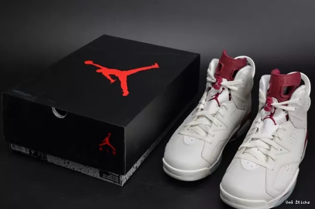 650 Comfortable 6 Jordan 384664-116 Maroon Retro 0822